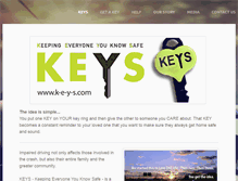 Tablet Screenshot of k-e-y-s.com